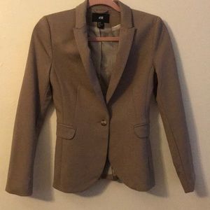 Kakhi H&M stretchy blazer